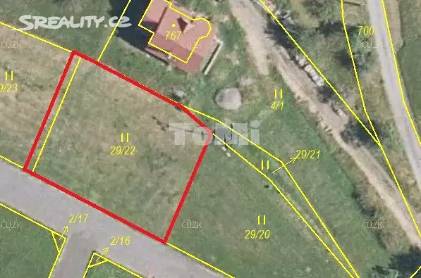 Prodej  stavebního pozemku 920 m², Ruprechtov, okres Vyškov
