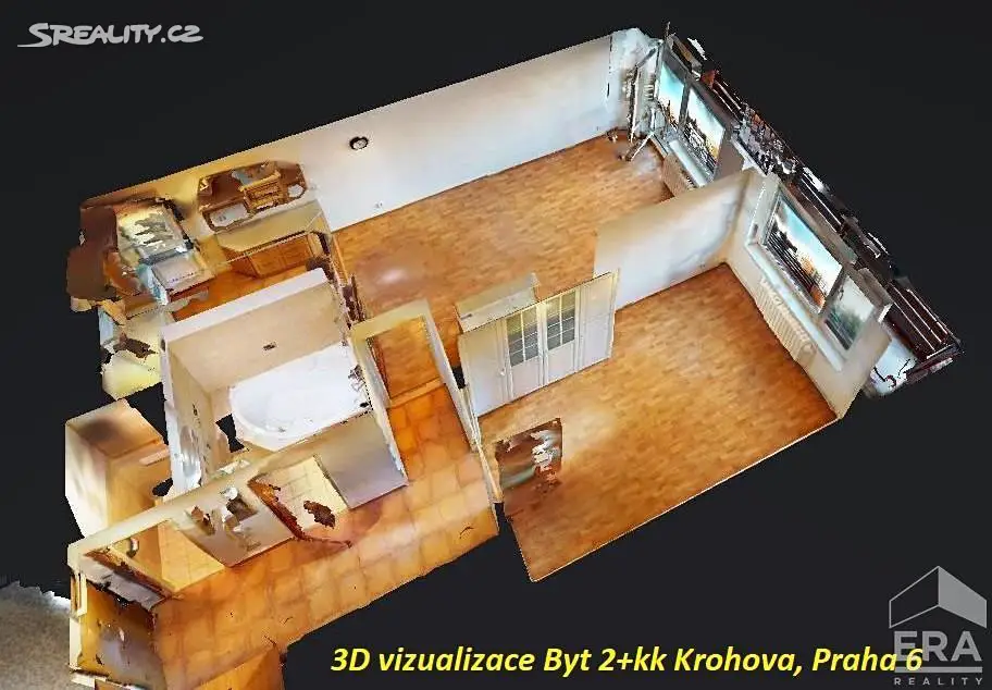 Pronájem bytu 2+kk 56 m², Krohova, Praha 6 - Dejvice