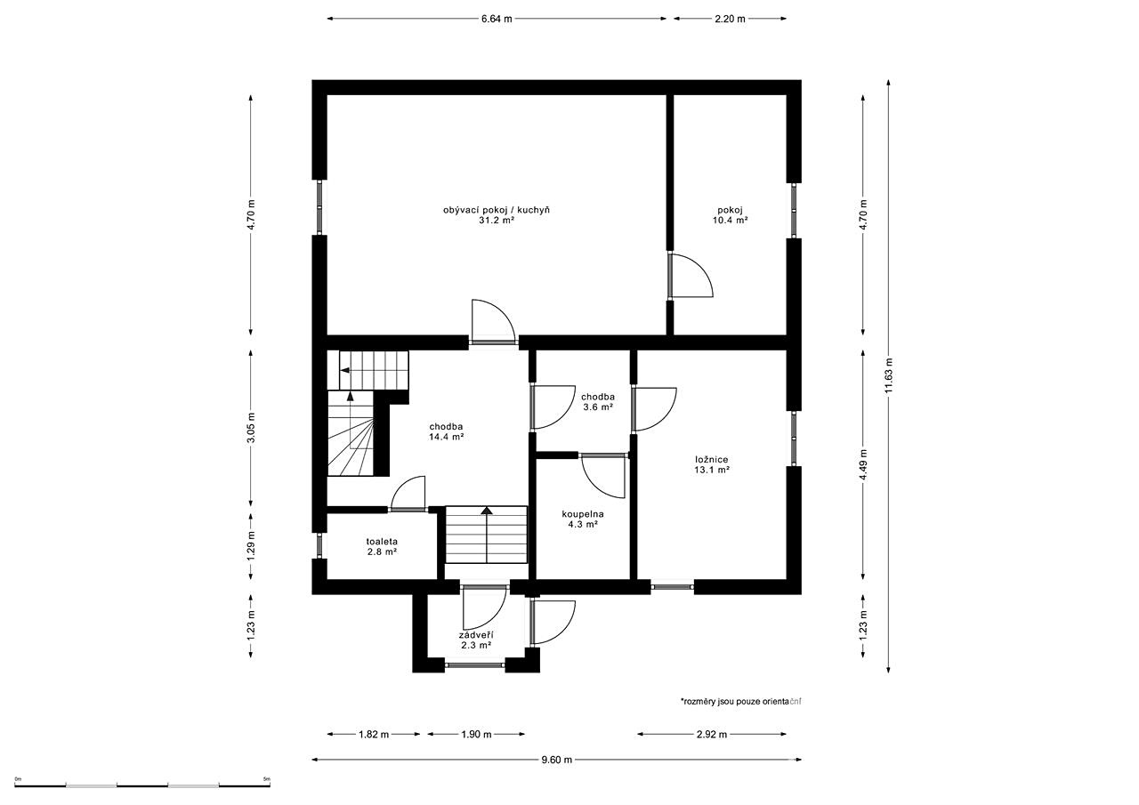 Prodej  rodinného domu 160 m², pozemek 1 222 m², Karlštejnská, Ořech
