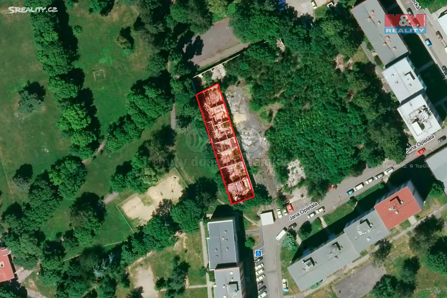 Prodej  stavebního pozemku 686 m², Jana Opletala, Karlovy Vary - Rybáře