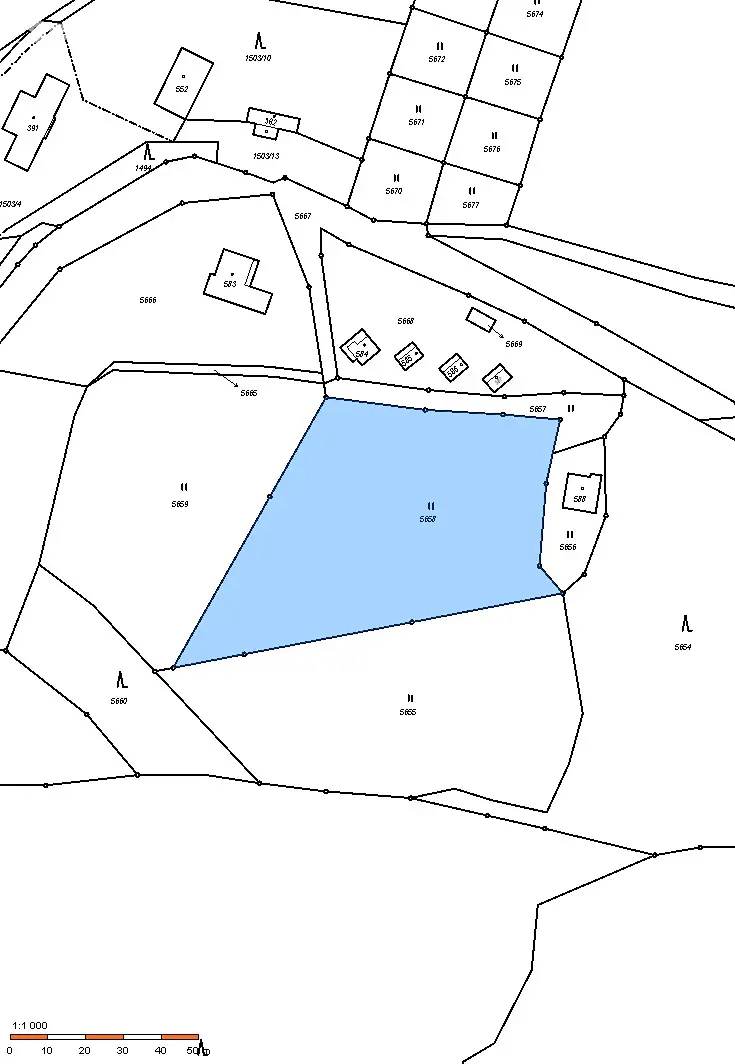 Prodej  pozemku 4 525 m², Pastviny, okres Ústí nad Orlicí