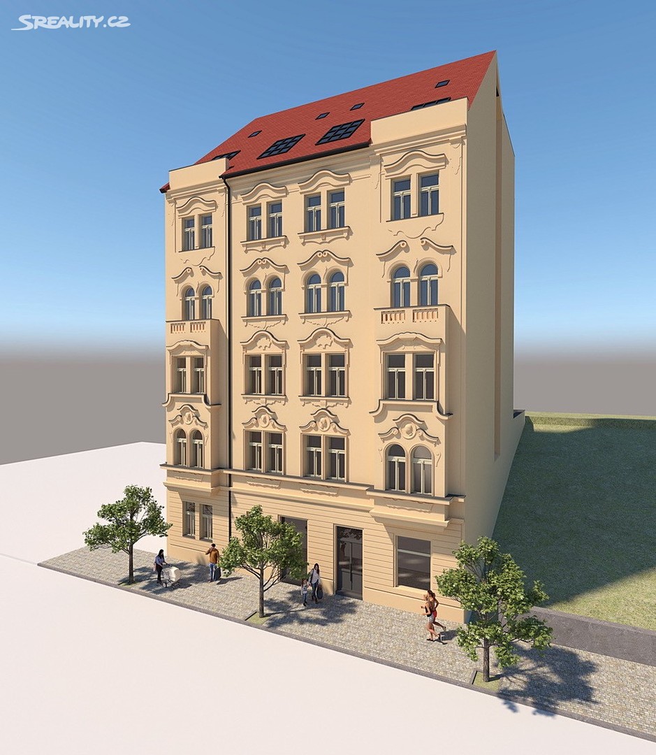 Prodej bytu 3+kk 110 m² (Podkrovní), Pernerova, Praha 8 - Karlín