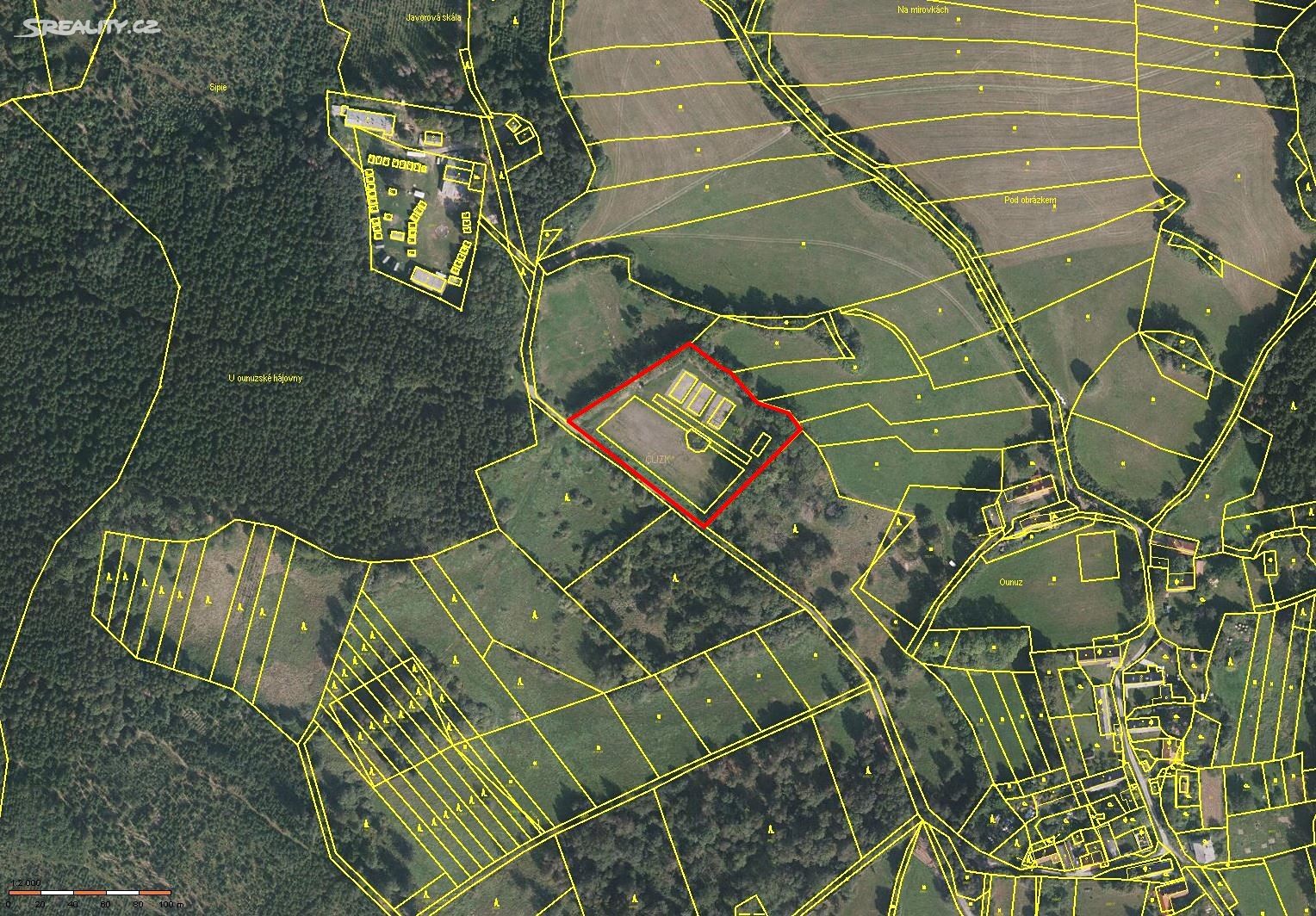 Prodej  komerčního pozemku 7 931 m², Jistebnice - Cunkov, okres Tábor
