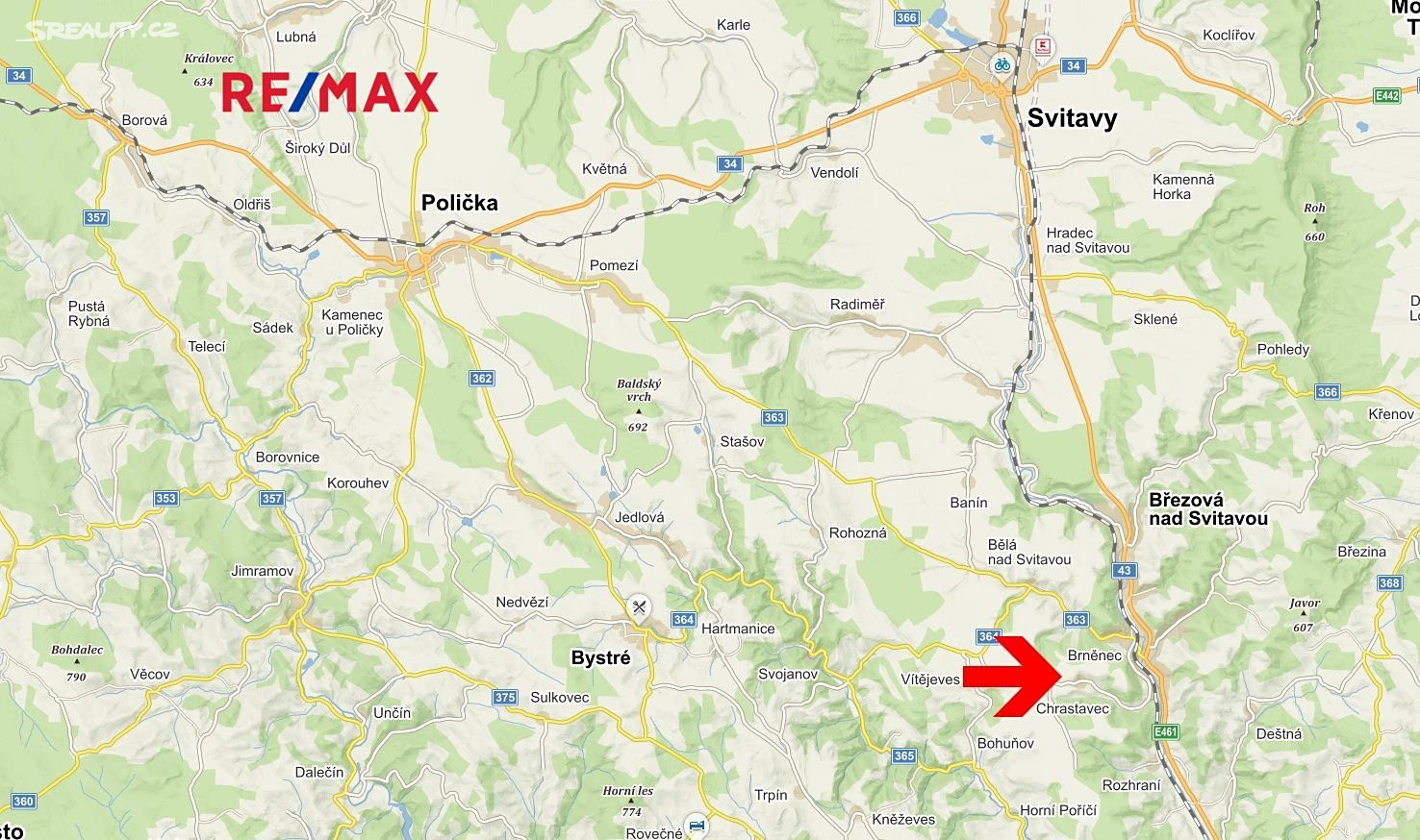 Prodej  rodinného domu 500 m², pozemek 455 m², Chrastavec, okres Svitavy