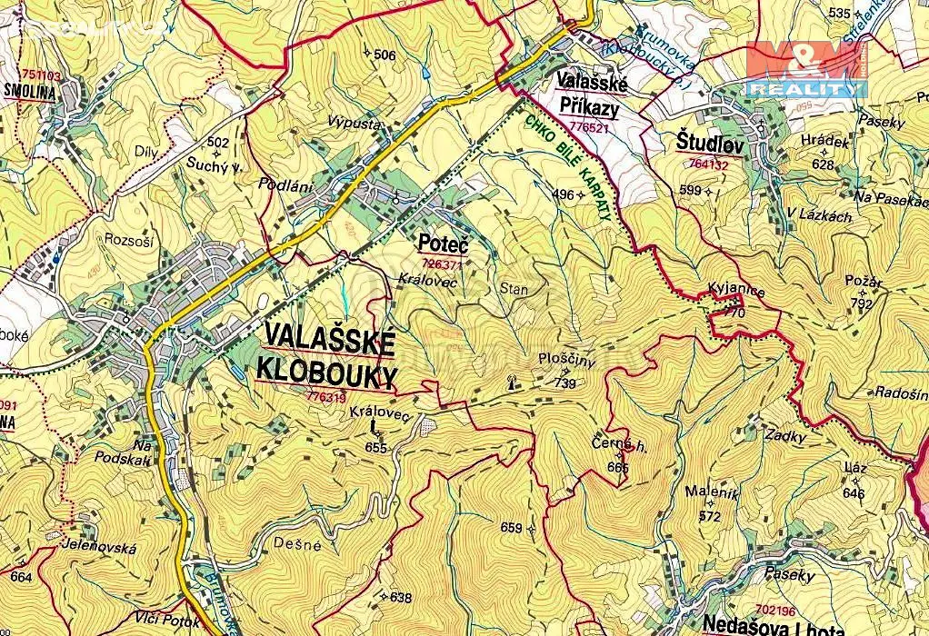 Prodej  louky 883 m², Valašské Klobouky, okres Zlín