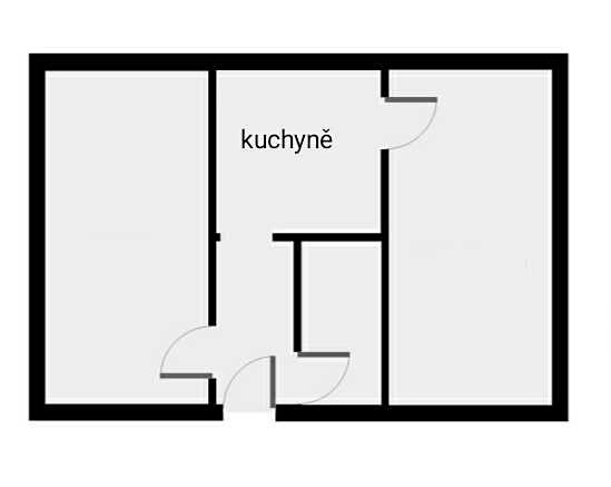 Pronájem bytu 2+1 46 m², Zahradní, Plzeň - Východní Předměstí
