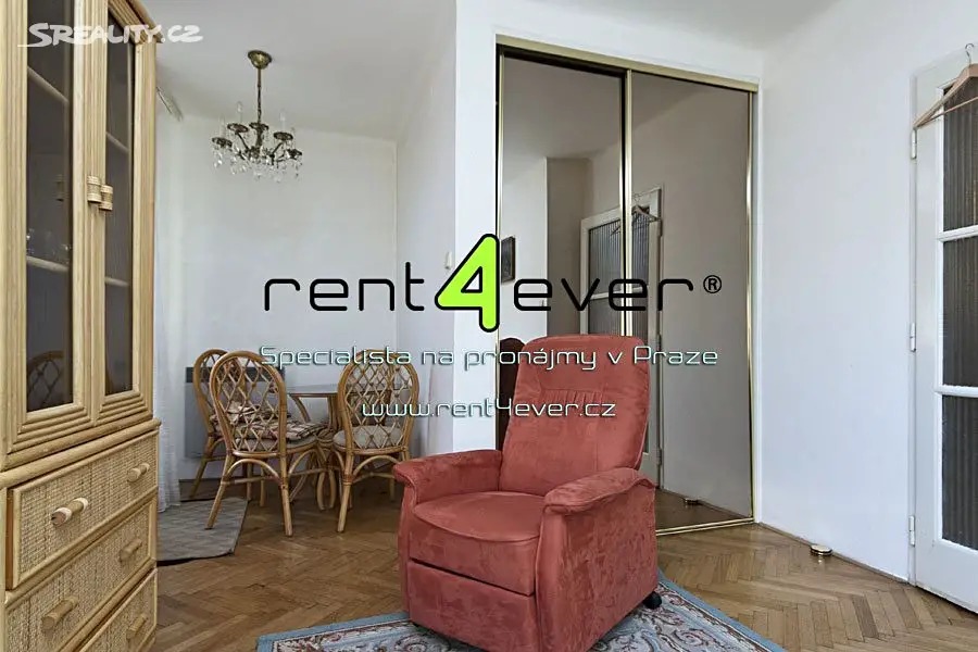 Pronájem bytu 1+kk 27 m², Hradecká, Praha 3 - Vinohrady