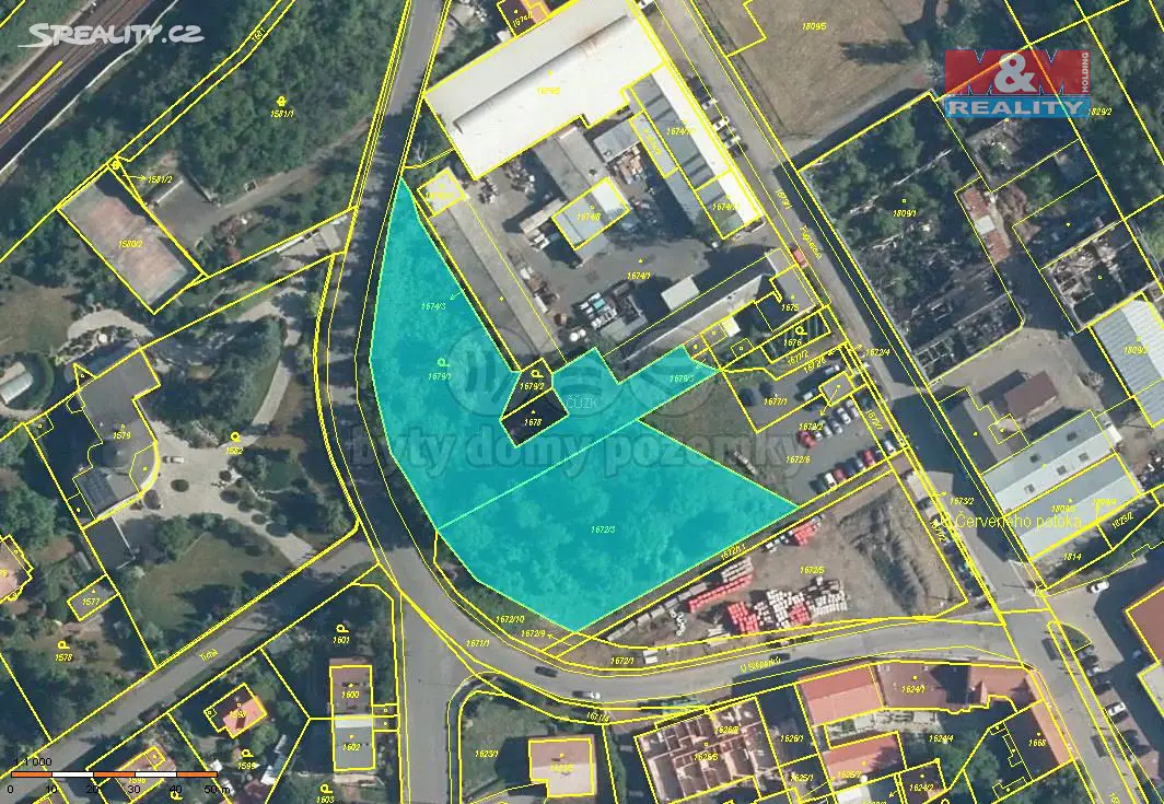 Prodej  komerčního pozemku 4 690 m², Hořovice, okres Beroun