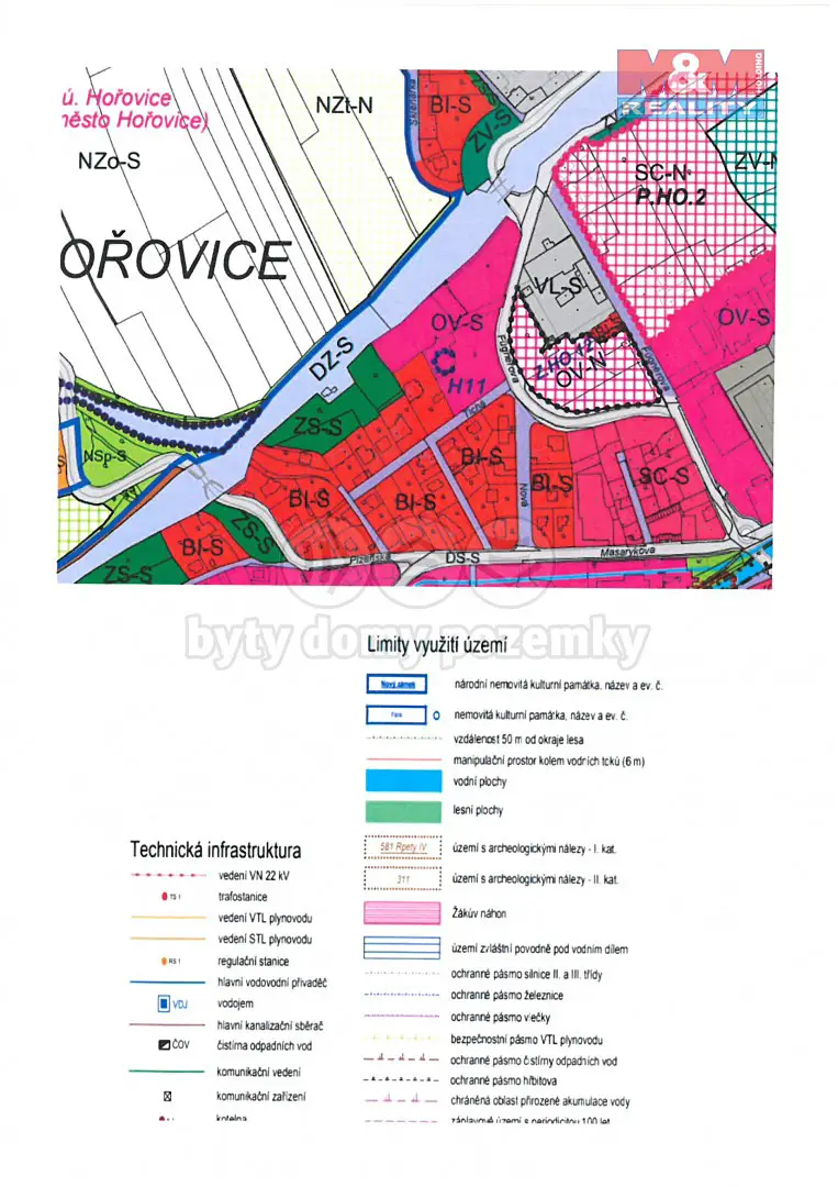 Prodej  komerčního pozemku 4 690 m², Hořovice, okres Beroun