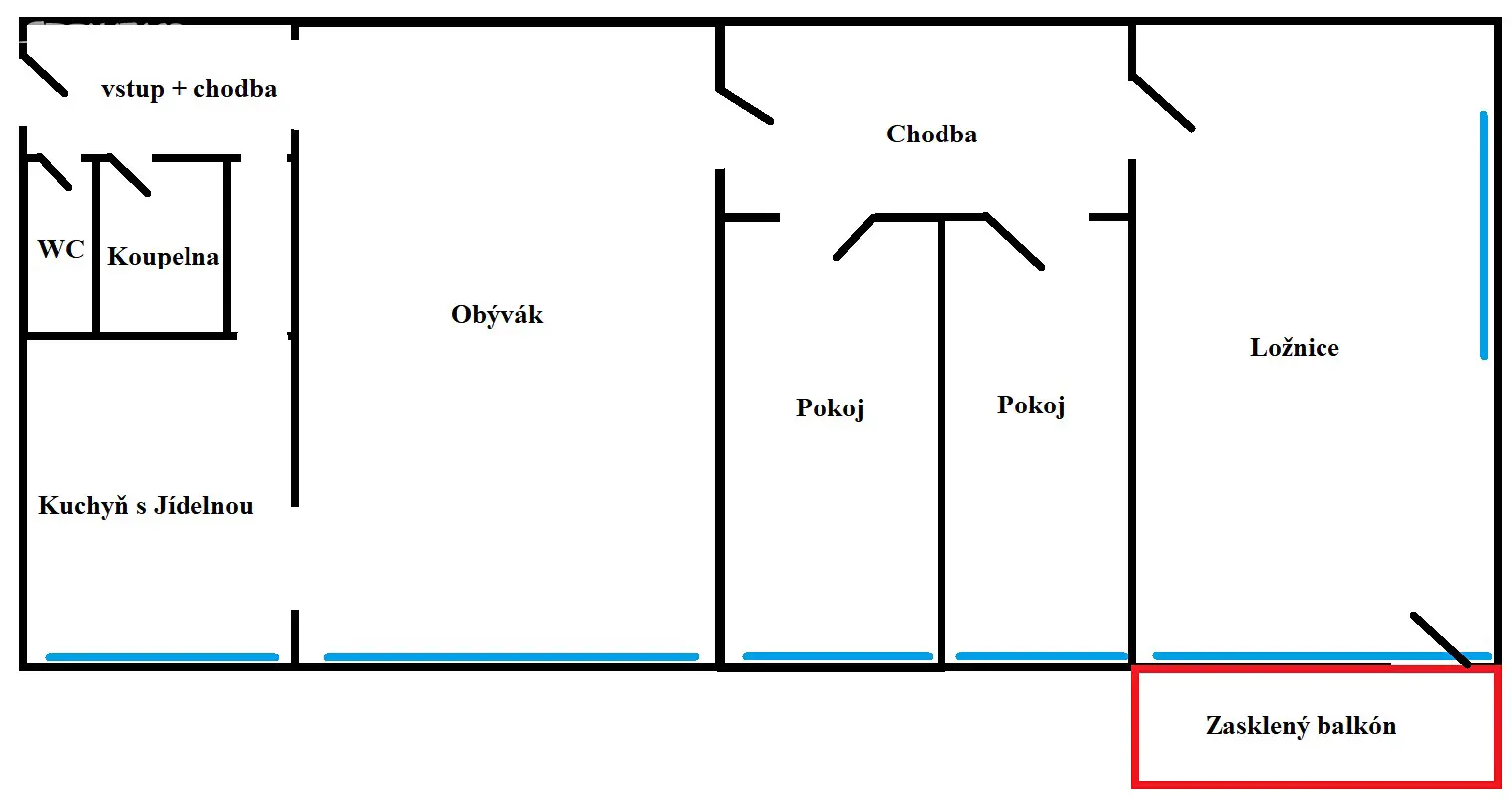 Prodej bytu 3+1 88 m², Erbenova, Mladá Boleslav - Mladá Boleslav II