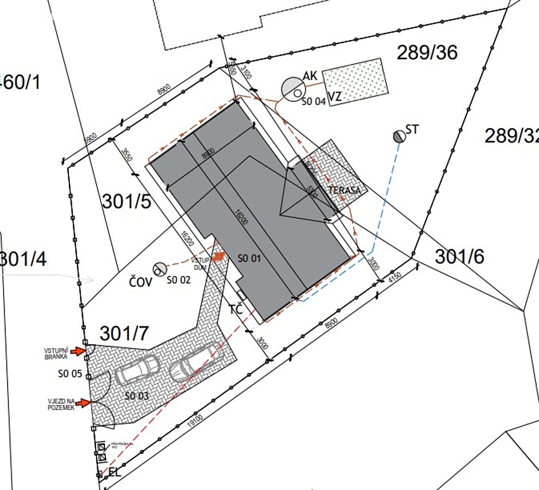Prodej  stavebního pozemku 760 m², Ouběnice, okres Příbram