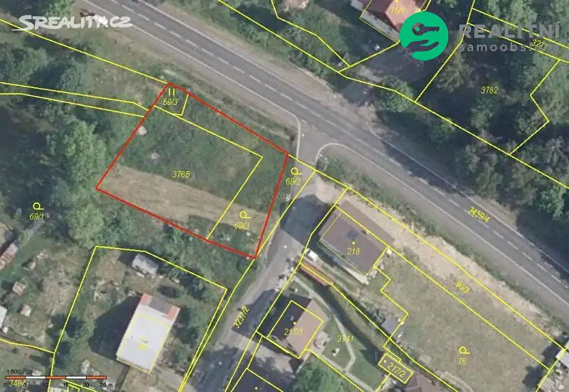 Prodej  stavebního pozemku 1 144 m², Jindřichovice, okres Sokolov