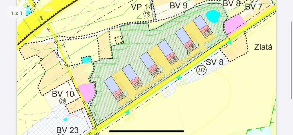 Prodej  komerčního pozemku 5 000 m², Kynšperk nad Ohří - Zlatá, okres Sokolov