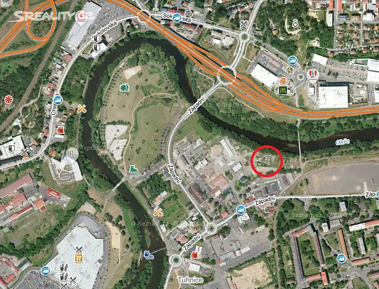 Pronájem  komerčního pozemku 500 m², Plynárenská, Karlovy Vary
