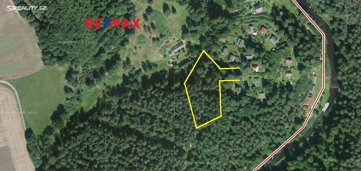 Prodej  stavebního pozemku 3 004 m², Kaplice, okres Český Krumlov