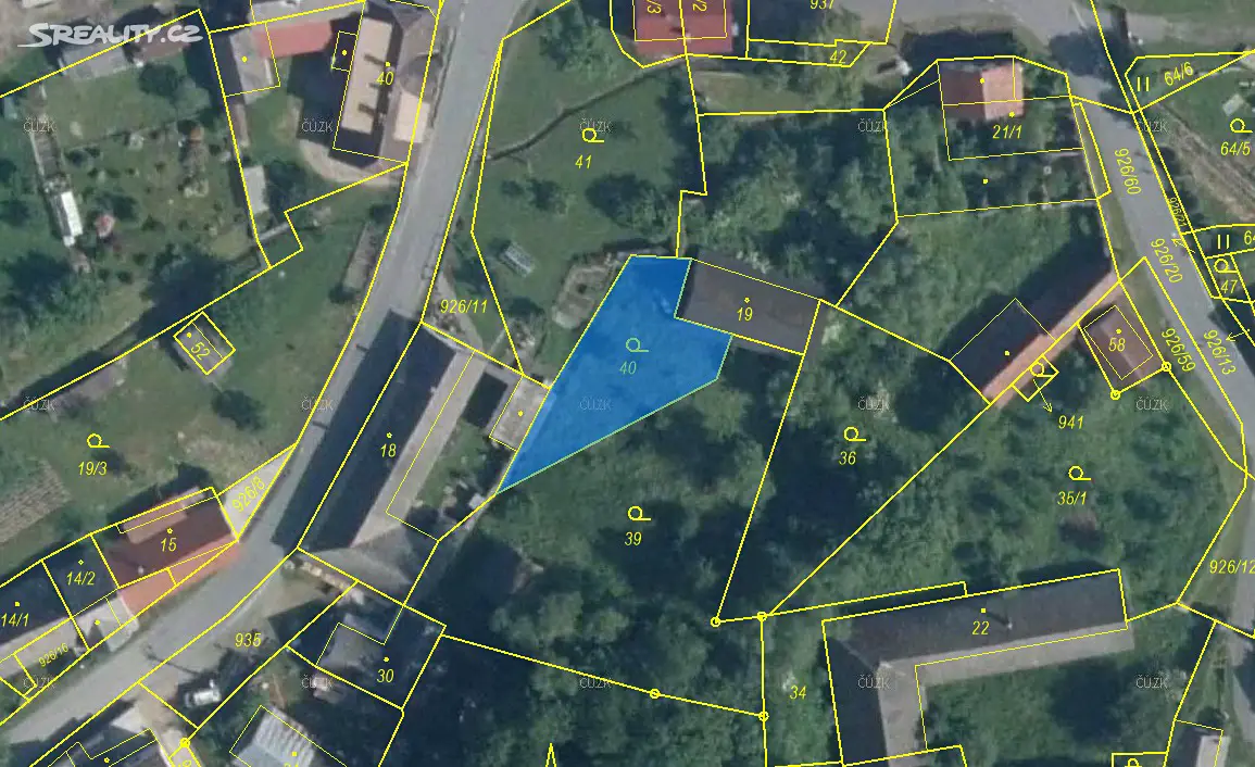 Prodej  stavebního pozemku 2 067 m², Drážov, okres Strakonice