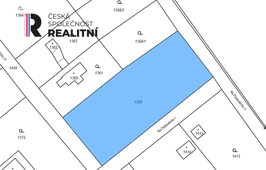 Prodej  komerčního pozemku 2 506 m², Na Padesátníku IV, Praha 6 - Liboc