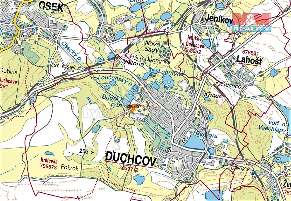 Prodej  pozemku 3 894 m², Duchcov, okres Teplice