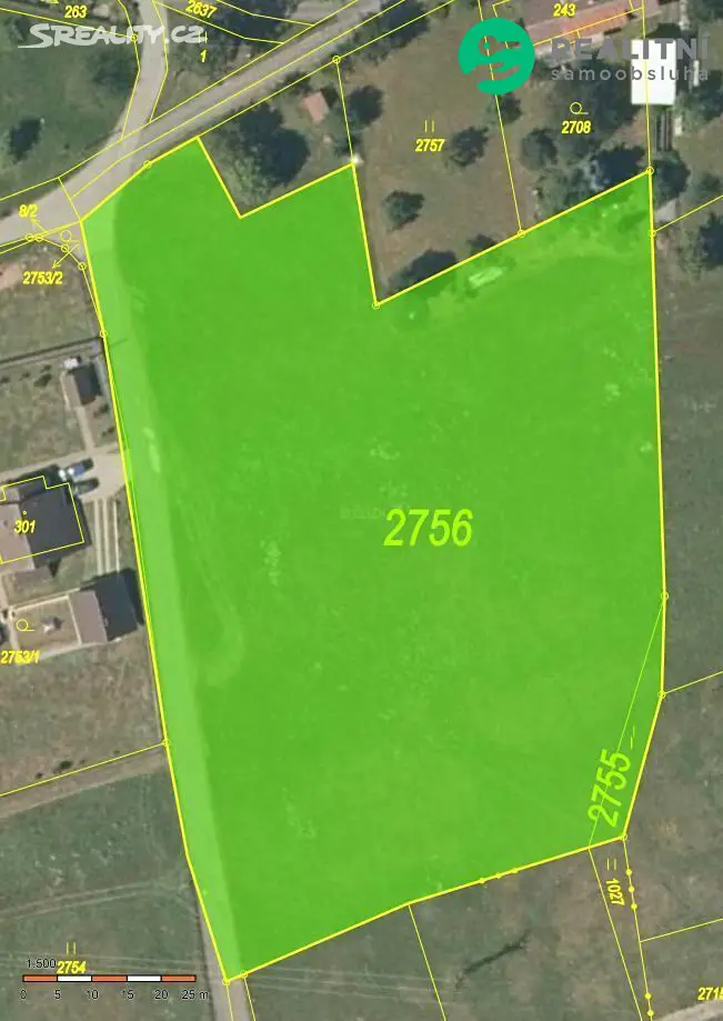 Prodej  pozemku 7 455 m², Příkrý, okres Semily