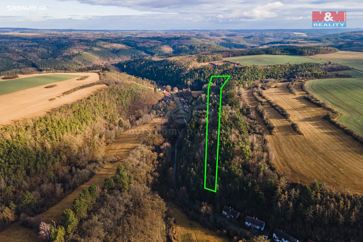 Prodej  lesa 10 260 m², Lašovice, okres Rakovník