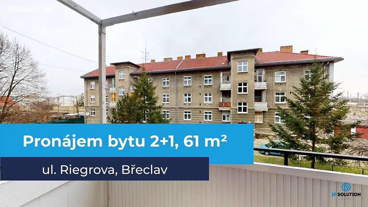 Pronájem bytu 2+1 61 m², Riegrova, Břeclav