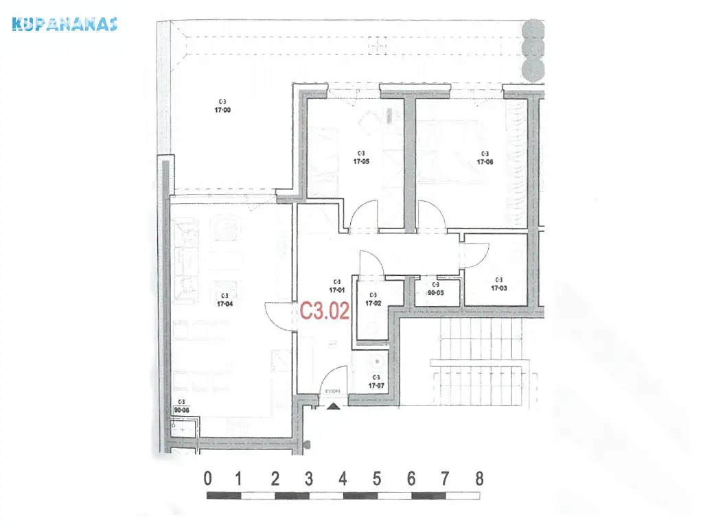 Prodej bytu 3+kk 69 m², Střední Novosadská, Olomouc - Nové Sady