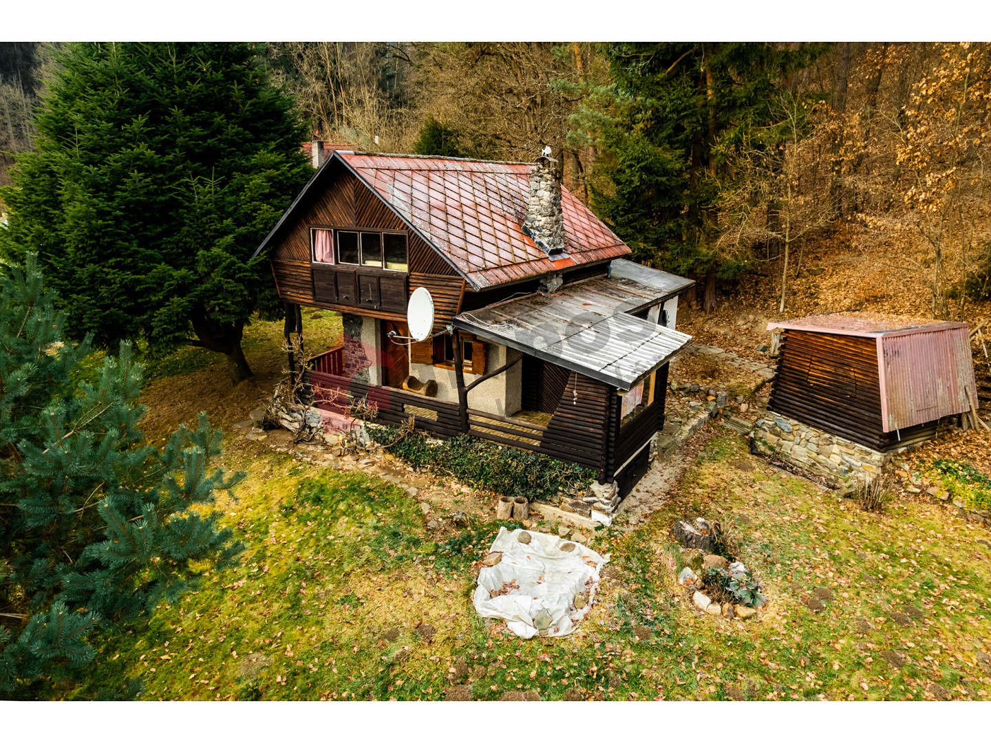 Prodej  chaty 55 m², pozemek 115 m², Stádlec - Slavňovice, okres Tábor