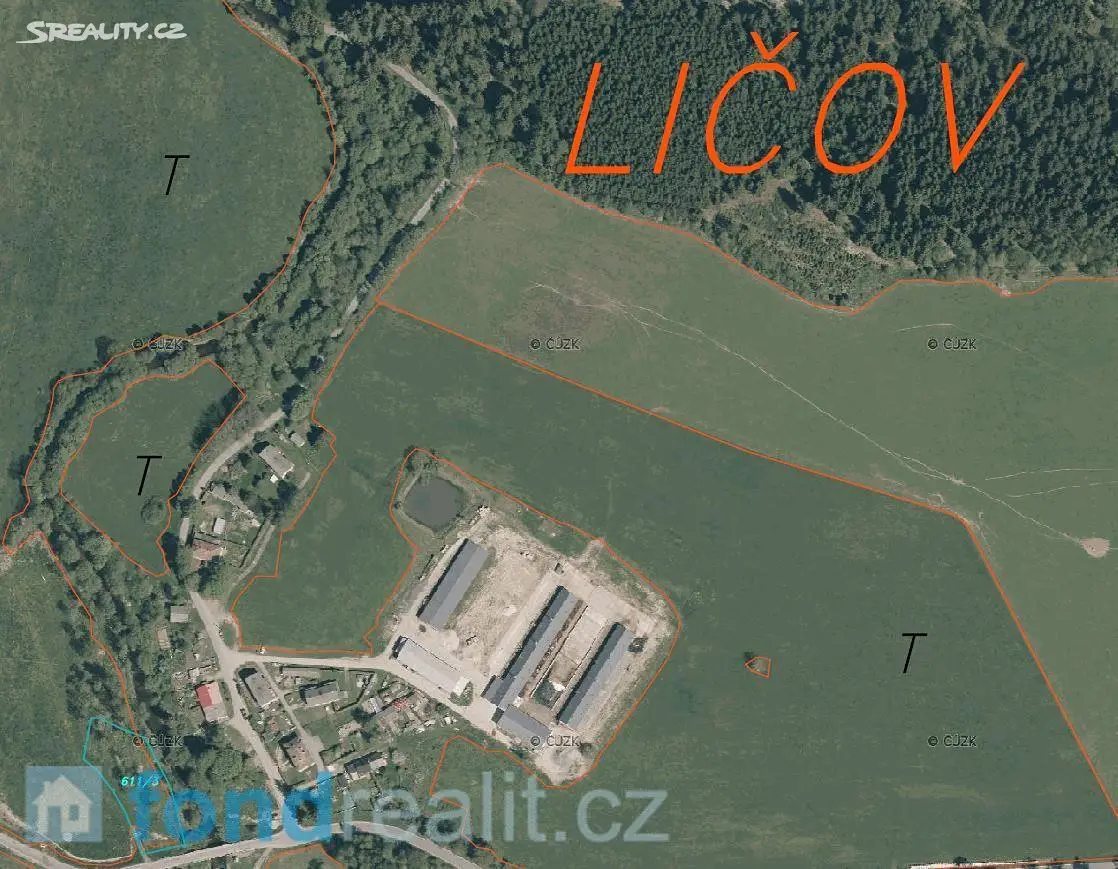 Prodej  pozemku 2 974 m², Benešov nad Černou, okres Český Krumlov