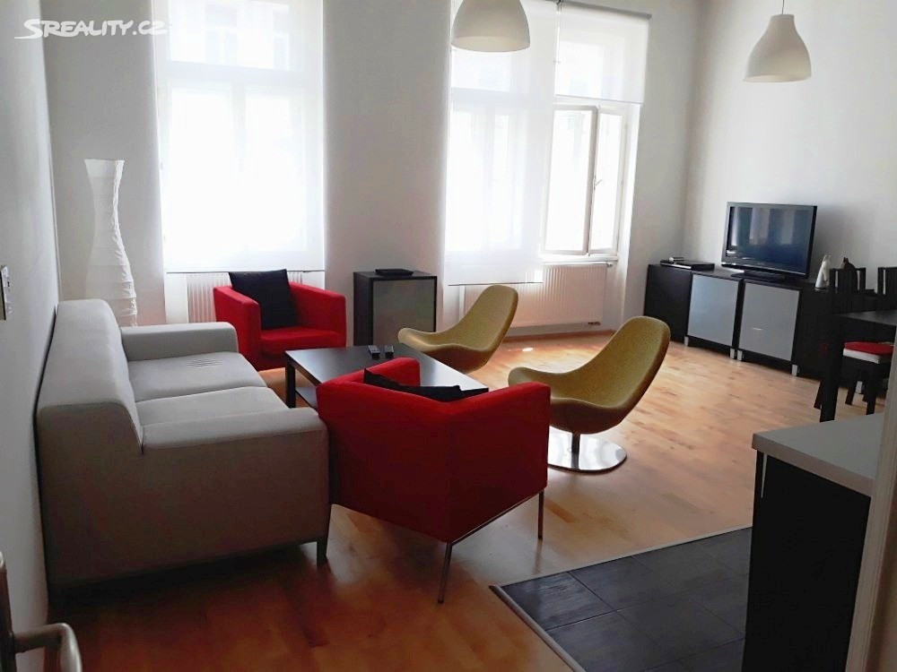 Pronájem bytu 3+kk 88 m², Pod Slovany, Praha 2 - Nové Město