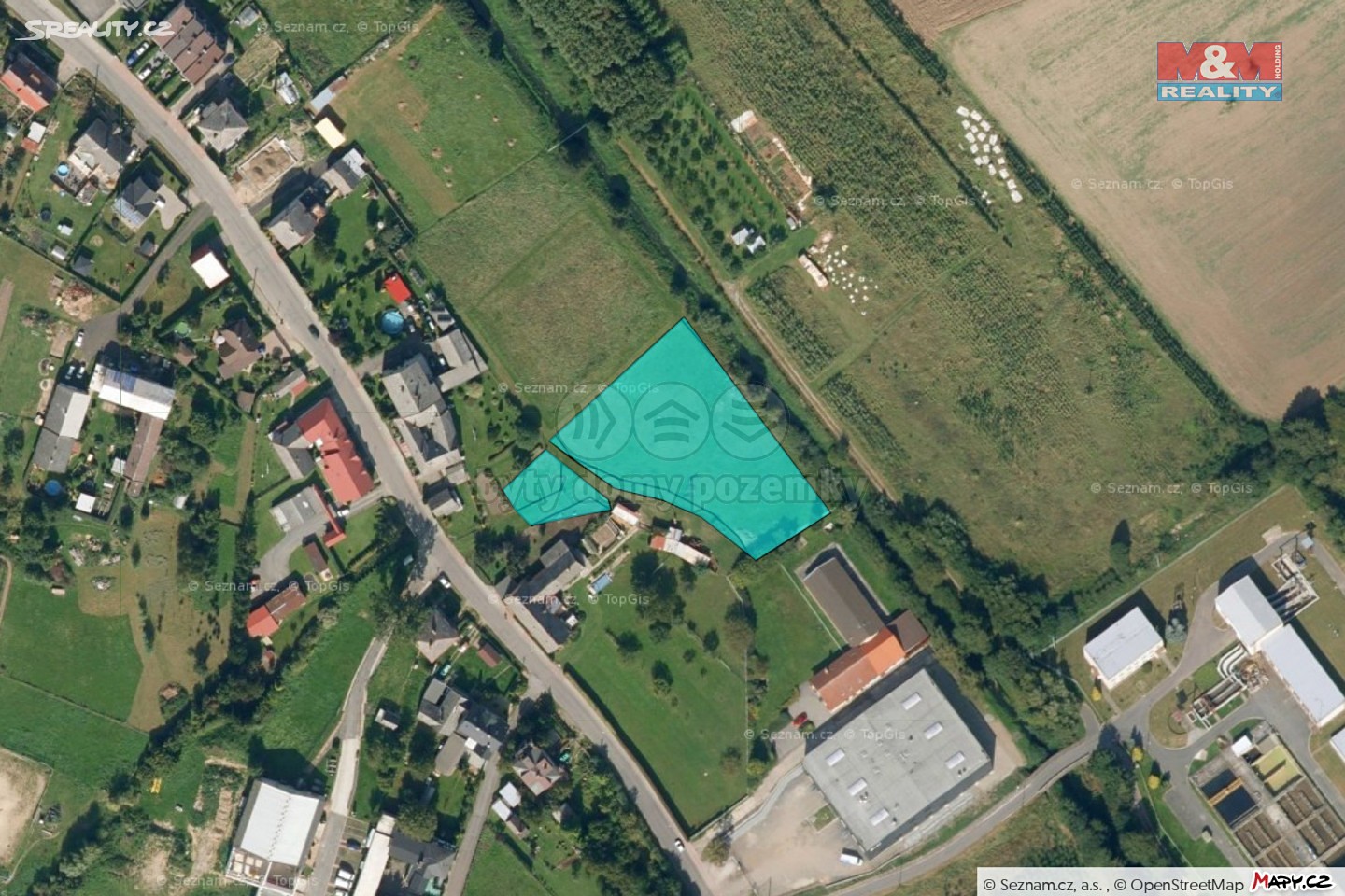 Prodej  stavebního pozemku 3 631 m², Lanškroun, okres Ústí nad Orlicí