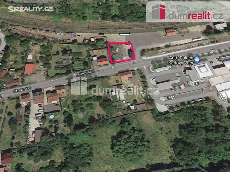 Prodej  komerčního pozemku 1 053 m², Karlovy Vary - Dvory, okres Karlovy Vary