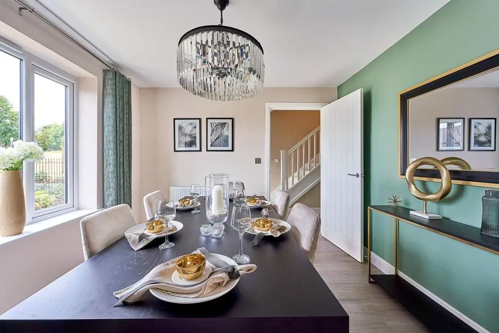 Entertain family and friends in the dining room