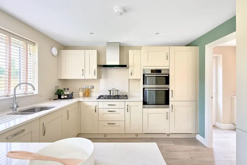 Modern kitchen design with lots of storage space
