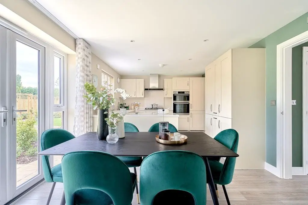 The kitchen diner is the hub of this family home