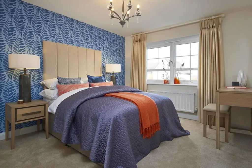 En suite main bedroom in the Hemsworth 4...