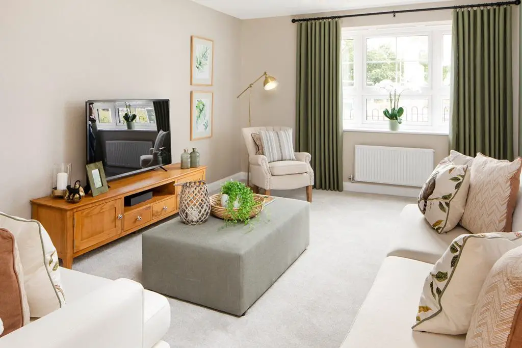 Spacious lounge in the Radleigh 4 bedroom home