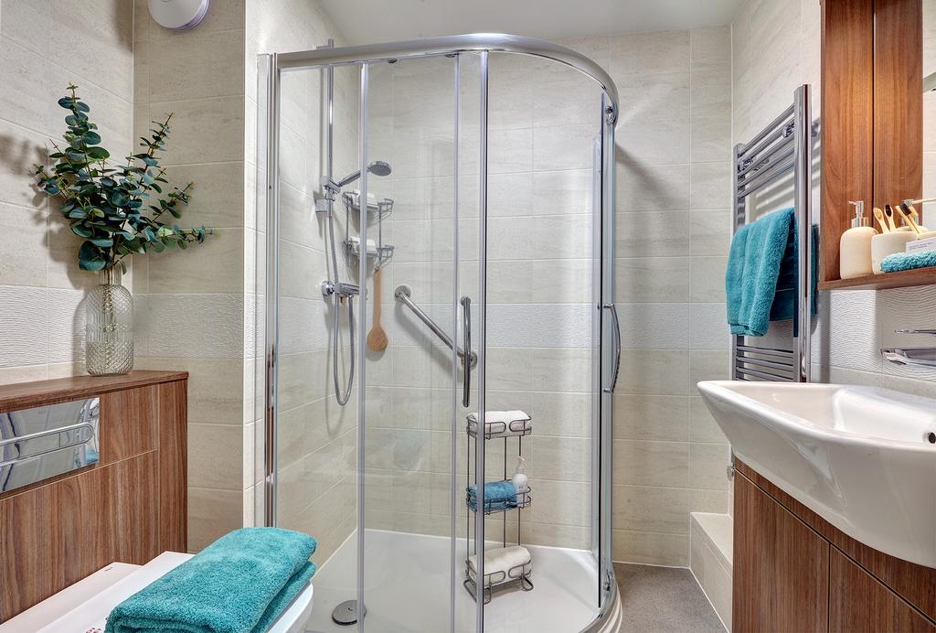 Typical shower room