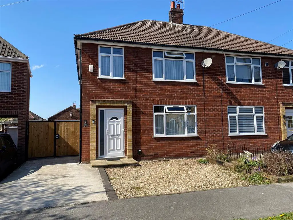 Extended semi detached house