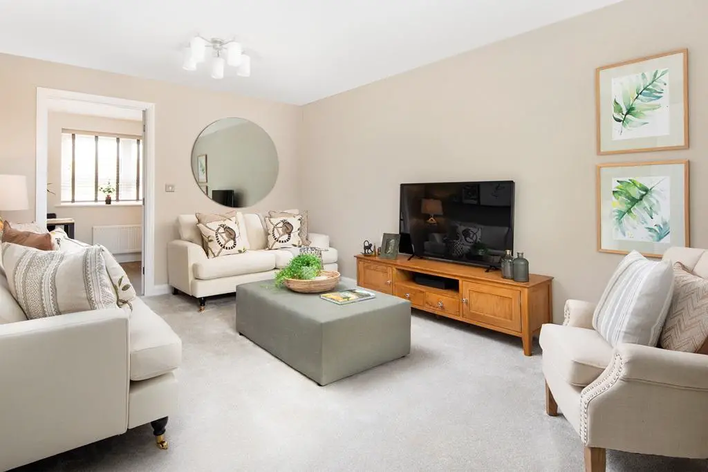 Spacious lounge in the Radleigh 4 bedroom home
