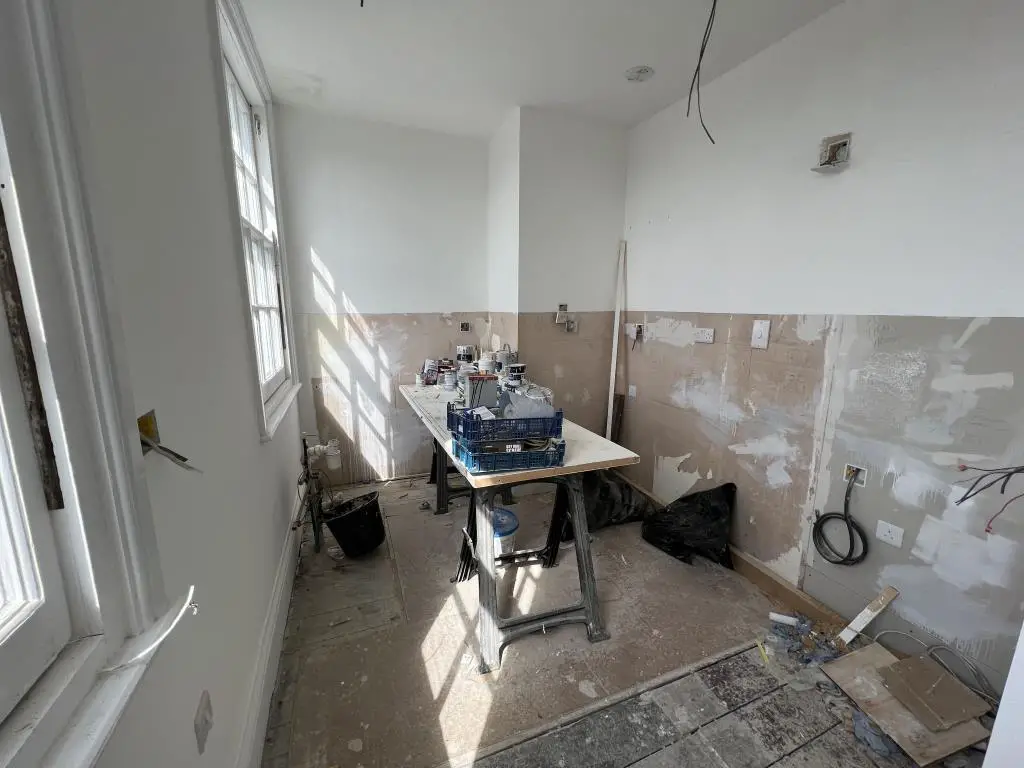 Internal photo of the kitchen area