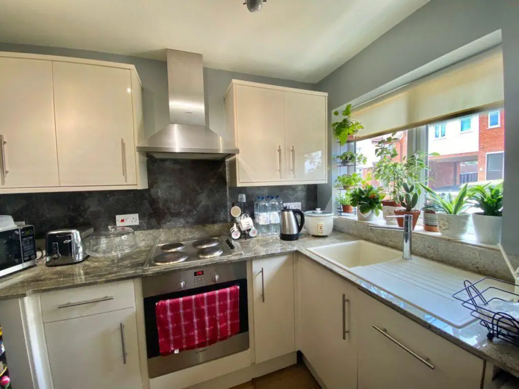 2 bed ground floor flat with pvte garden to let st