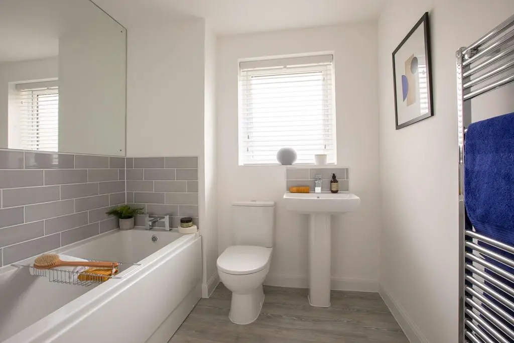 Bathroom in the Coleford 2 bedroom apartment