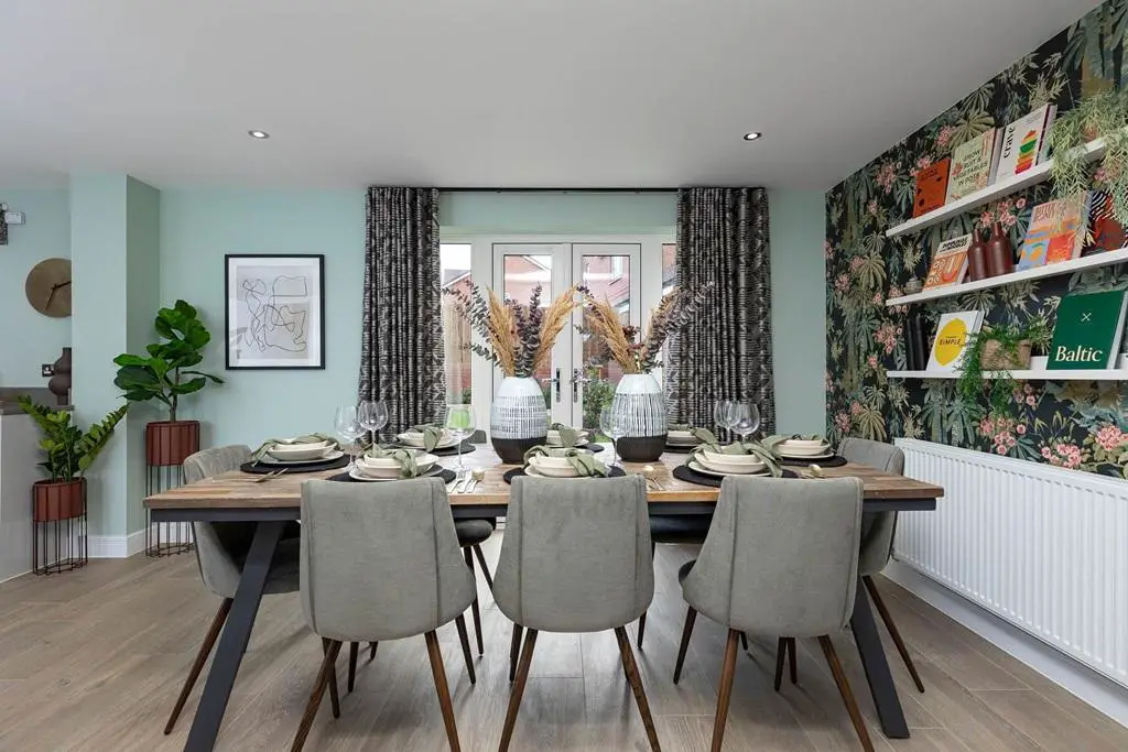 Plenty of space for a large dining table