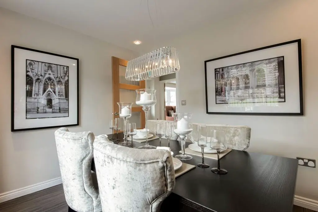 With a sperate dining room to enjoy a get...