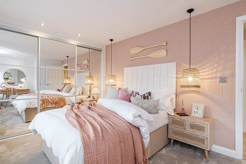 Avondale pink double bedroom