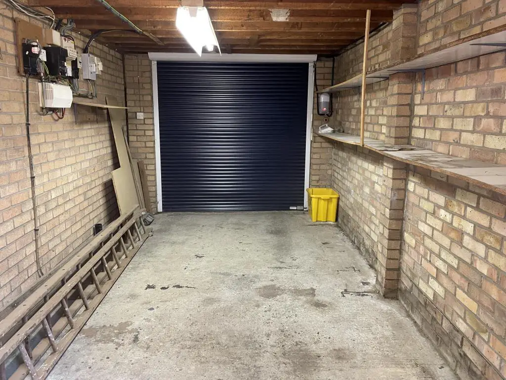 Internal view of garage from rear