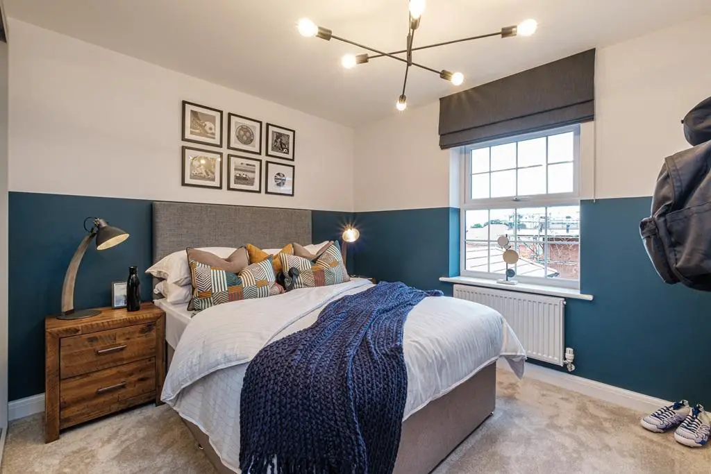 Avondale blue double bedroom
