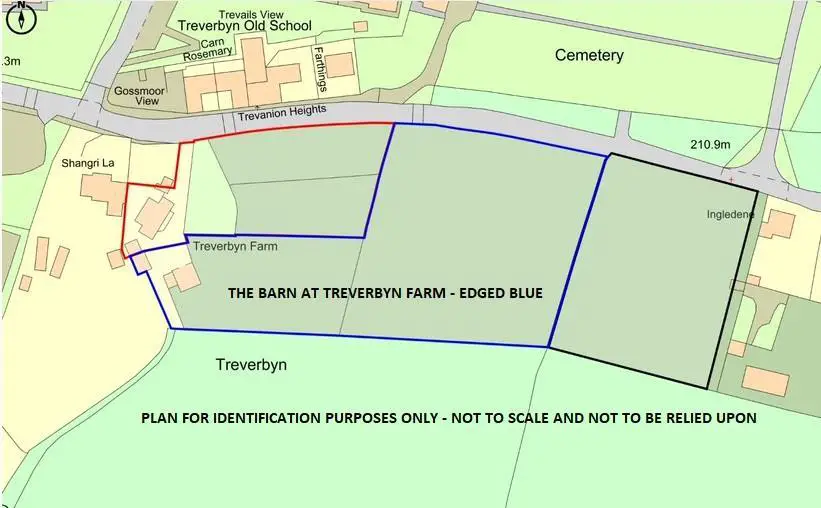 Barn at Treverbyn Farm   Plan for Identification P