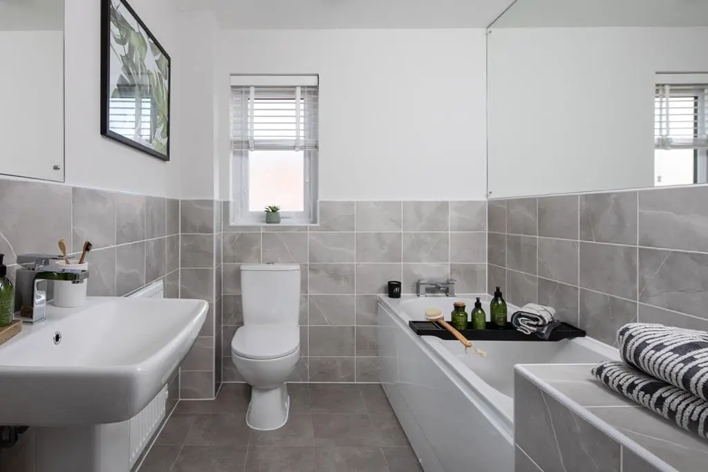 Family bathroom in the Maidstone 3 bedroom home