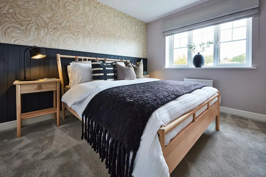 The second double bedroom at the Lydford